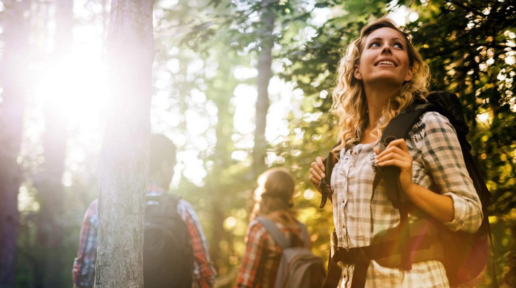 Gruppenwandern in Schwarzwald-Natur